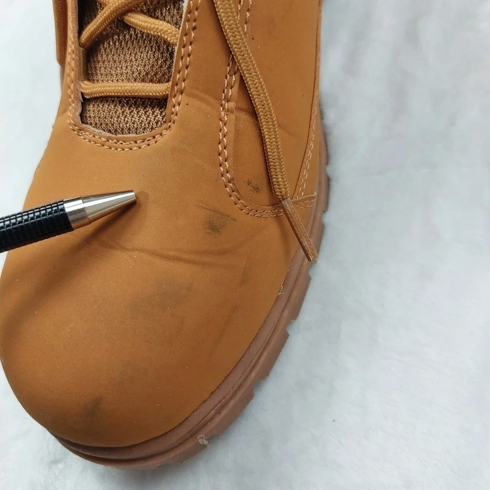 FILA EVERPOINT BOOTS MENS GORPCORE HIKING CAMPING WORK LACE UP WHEAT/GUM SIZE 12